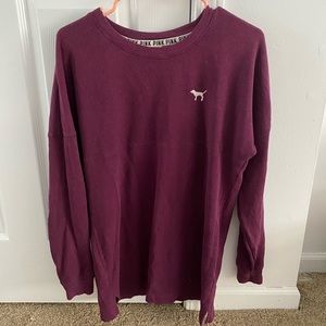 Size XS VS Pink crewneck